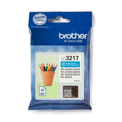 Brother Tintenpatrone LC-3217C Cyan (ca. 550 Seiten)