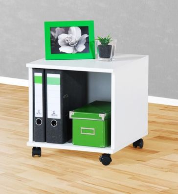 Rollcontainer Schubcontainer weiss Nachtschrank