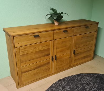Anrichte Sideboard Schubladenkommode Wildeiche Softclose-Sytem