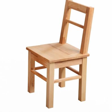 Kinderstuhl Kernbuche geölt Kindergartenstuhl 29 x 29 x 55 cm #2681
