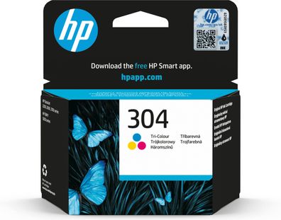 HP Tintenpatrone Nr. 304 Multipack (C/M/Y) (ca. 100 Seiten)