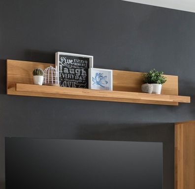 Wandregal Wandboard Wildeiche geölt