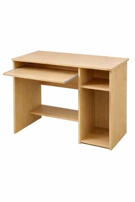 Computertisch 91 x 50 Tastaturauszug Kinderschreibtisch Buche #589