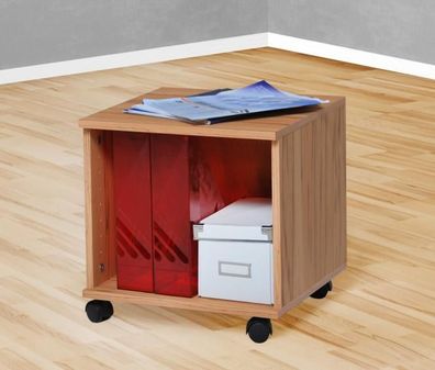 Rollcontainer Schubcontainer Nachtschrank Kernbuche