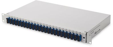 Spleißbox, 1U, Equipped 24xSC duplex, 25 Schraube, S2, Adapter