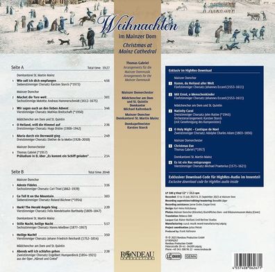 Various: Weihnachten im Mainzer Dom (180g) - - (LP / W)