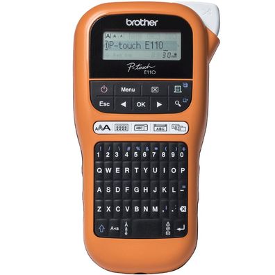 Brother P-touch E110VP Handheld Beschrifter mit Koffer