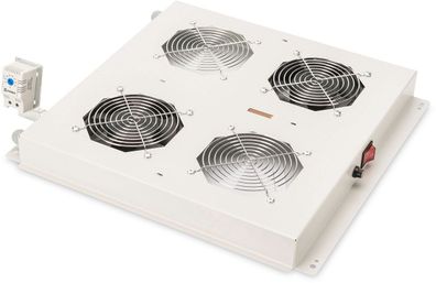 Digitus Dachlüftereinheit Unique und Dynamic, 2 Lüfter, Grau