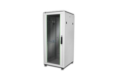 Digitus 26HE Unique Netzwerkschrank 600x800 mm Glastür Grau