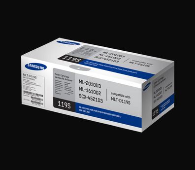 HP Samsung Toner MLT-D119S Schwarz (ca 2.000 Seiten)
