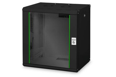 Digitus Wandgehäuse 19Zoll; 12HE; Schwarz; 643x600x450