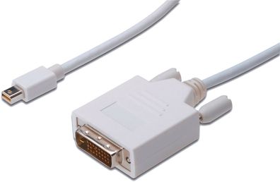 Digitus DisplayPort Adapterkabel, miniDP- DVI(24 + 1) ST/ST 2,0m