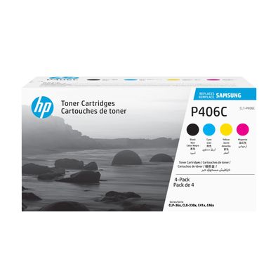 HP Samsung Toner Rainbow Kit CLT-P406C (BK/C/M/Y) 1500/1000 S