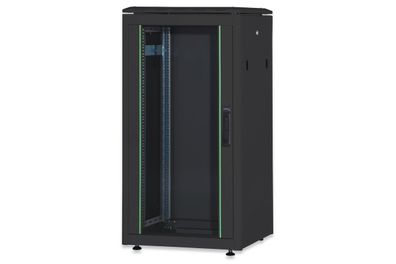Digitus 42HE Unique Netzwerkschrank 600x1000mm Glastür Schwarz