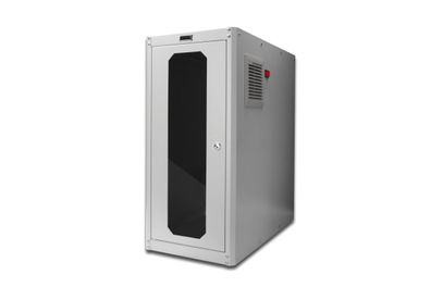 Digitus SOHO PC Schrank, inkl. Lüfter und Castorgruppe, Grau