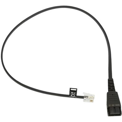 JABRA Kabelunterteil QD auf RJ10 (Siemens, 0,5 m, glatt)