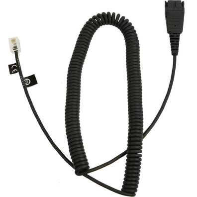 JABRA Kabelunterteil QD auf RJ10 (Siemens, Snom, 2m, spiral)