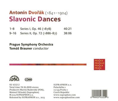 Antonin Dvorak (1841-1904): Slawische Tänze Nr.1-16 - - (CD