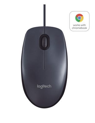 Logitech B100 USB Maus Schwarz