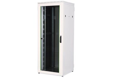 Digitus 42HE varioFLEX Netzwerkschrank 800x800 Glastür Grau