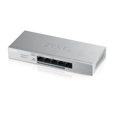 ZyXEL GS1200-5HP V2 5-Port Gigabit PoE+ mgd Switch 4x PoE+ 60W
