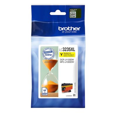 Brother Tintenpatrone LC-3235XLY Gelb (ca. 5000 Seiten)