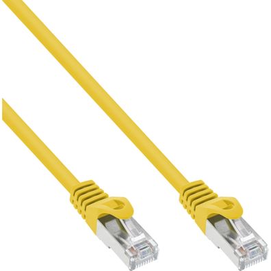 InLine® Patchkabel, SF/UTP, Cat.5e, gelb, 1m, gelb