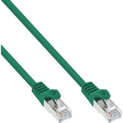 InLine® Patchkabel, SF/UTP, Cat.5e, grün, 15m, grün