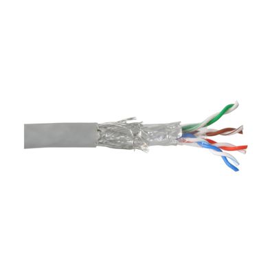 InLine® Verlegekabel, SF/UTP, Cat.5e, AWG24 CCA, PVC, 500m, grau