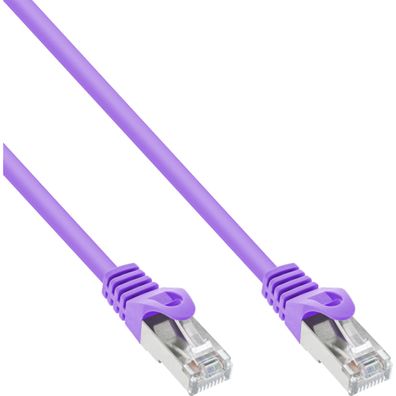 InLine® Patchkabel, SF/UTP, Cat.5e, purple, 2m, purple