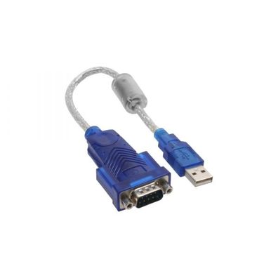 InLine® USB zu Seriell Adapterkabel Premium, Stecker A an 9pol Sub D Stecker, tr