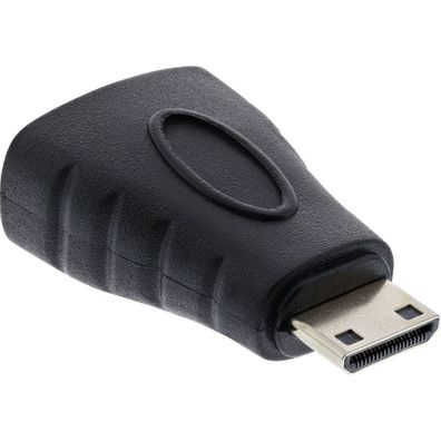 InLine® HDMI Adapter, HDMI A Buchse auf Mini HDMI C 4K2K kompatibel, vergoldete