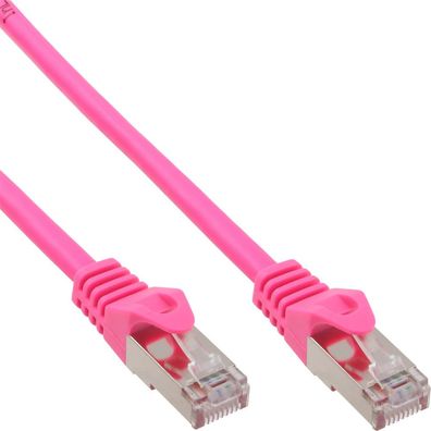 InLine® Patchkabel, SF/UTP, Cat.5e, pink, 20m, pink