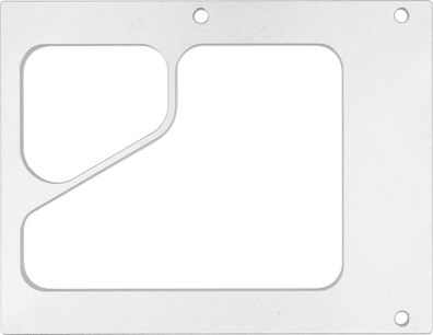 Matritze für zweikammerigen Behälter, aus eloxiertem Aluminium