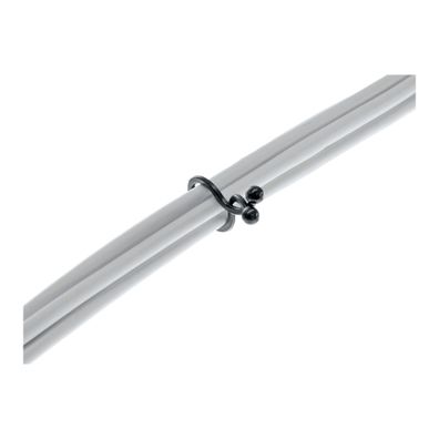 InLine® Kabelbinder Twist 18-22mm, schwarz, 10 Stück, schwarz