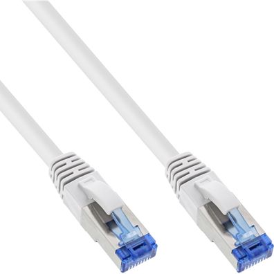 Patchkabel, S/FTP (PiMf), Cat.6A, 500MHz, halogenfrei, Kupfer, weiß, 15m, weiß