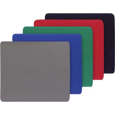 InLine® Maus-Pad schwarz 250x220x6mm, schwarz
