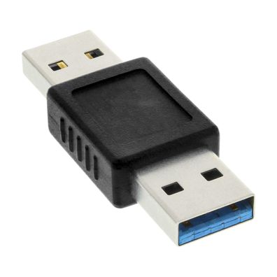 InLine® USB 3.0 Adapter, Stecker A auf Stecker A, blau