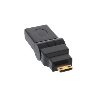 InLine® HDMI Adapter, HDMI A Buchse auf Mini HDMI C flexibel, 4K2K kompatibel, v