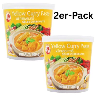 2er-Pack COCK Gelbe Currypaste 400g