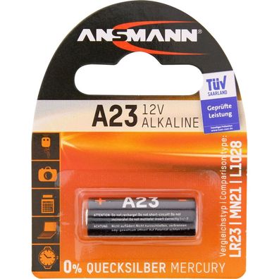 Ansmann 5015182 Alkaline Batterie A23, 12V