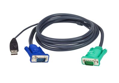 ATEN 2L-5203U KVM Kabelsatz, VGA, USB, Länge 3m