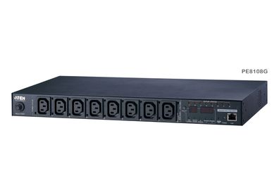 ATEN PE8108G 19Zoll-Stromverteiler eco-PDU, 8 Ausgänge C13, Monitoring