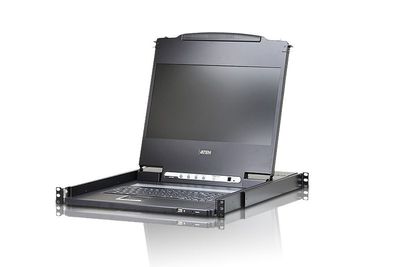 ATEN CL6700MW KVM Konsole, FullHD 17,3’’-Monitor, IT-Layout