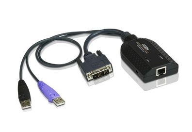 ATEN KA7166 KVM-Adapter, CPU-Modul, DVI, USB, Virtual Media