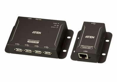 ATEN UCE3250, USB Verlängerung 4-Port, USB 2.0 Cat.5 Extender (bis zu 50m)