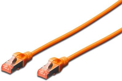 Digitus CAT 6 S-FTP Patchk. Cu, LSZH AWG 27/7, 1 m, OR