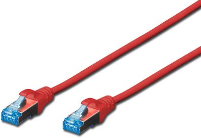 Digitus CAT 5e SF-UTP Patchk. PVC AWG 26/7, 2 m, RT