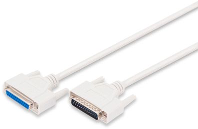 Digitus Datatransf. Verlängerung DSub25 St/Bu Seriell/Parallel