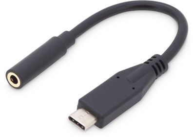Digitus USB Type-C Audio Adapter/Konverter 3.5mm Klinke St/Bu